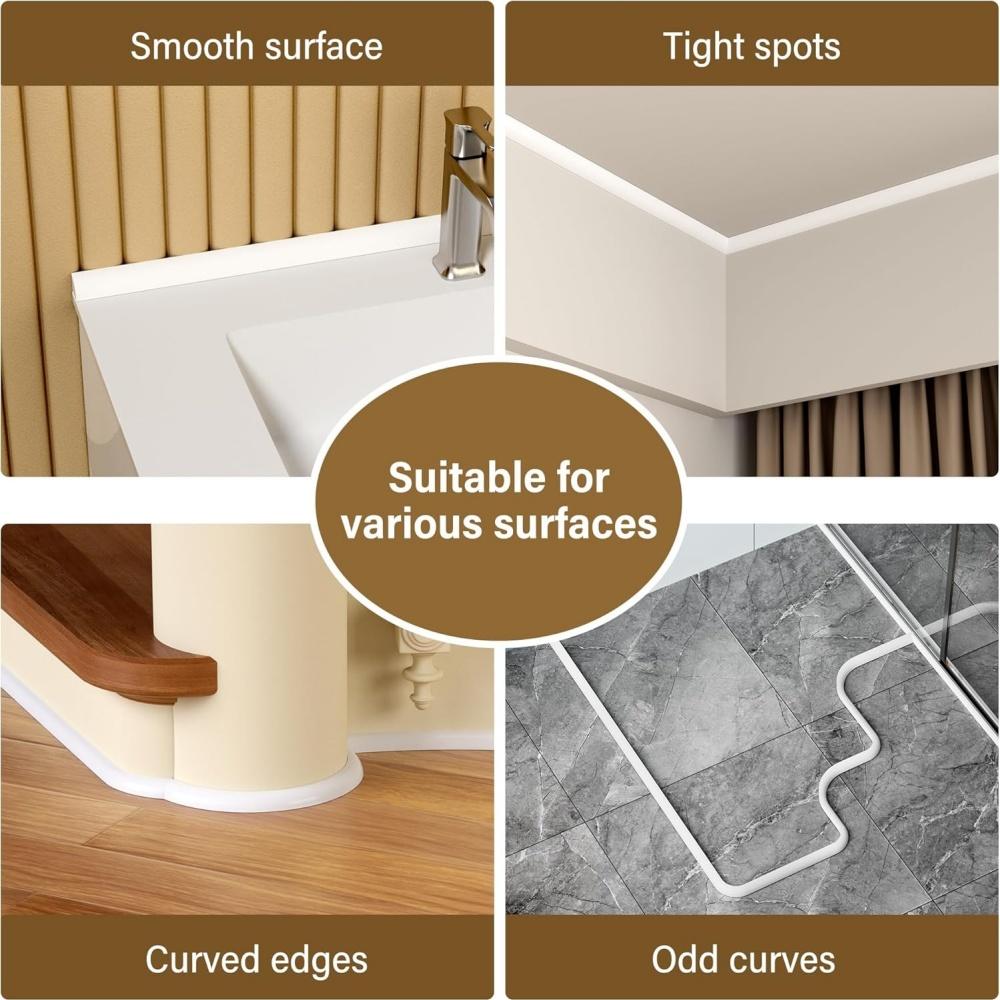 1PC 3meters/118.11in Self-adhesive Trim Wall Corner Strip Decorative Strip Molding Edge Decor Strip Floor Tiles Corner Strips