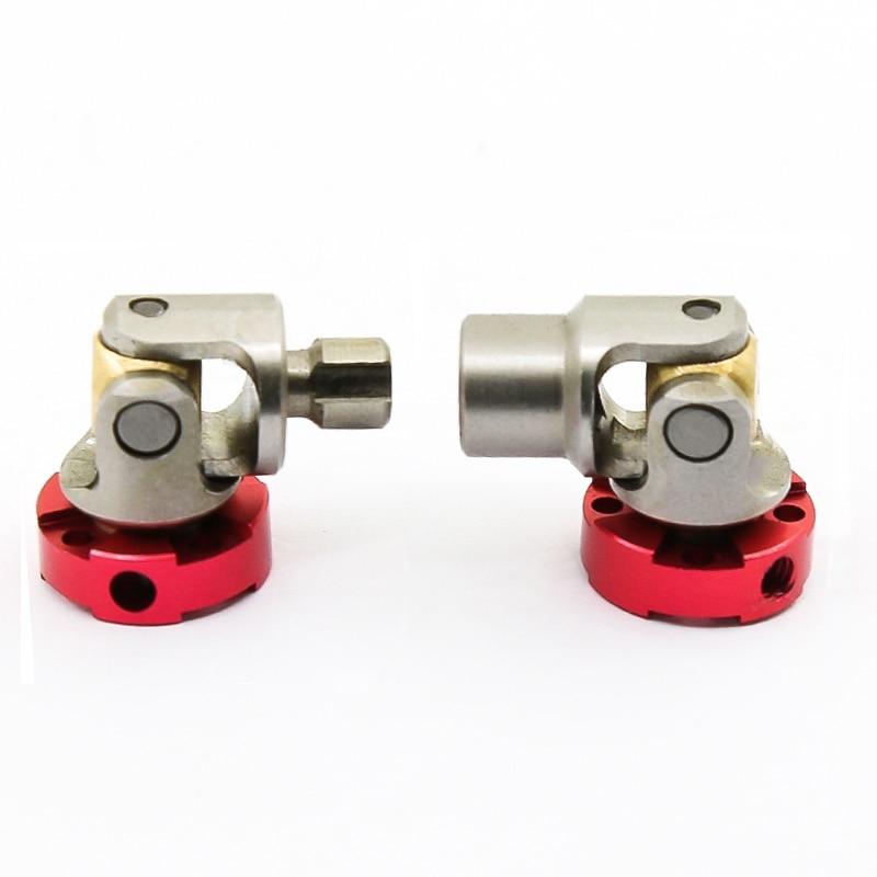 Metal Flange Head Transmission Shaft CVD for 1/14 Tamiya RC Truck 1/10 RC Car SCX10 D90 RC4WD AXIAL