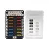 12-Way Fuse Box with Negative Busbar & LED Indicator - 100A Automotive Holder
