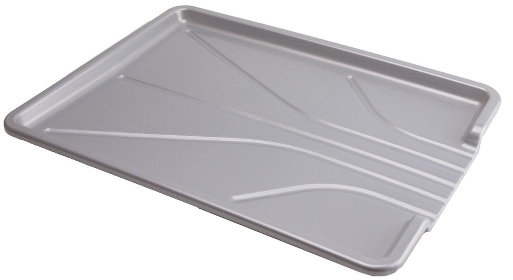 PEARL METAL Tableware Drainer Basket with Water Flowing Tray Horizontal Type Gray Ardeo H-5687