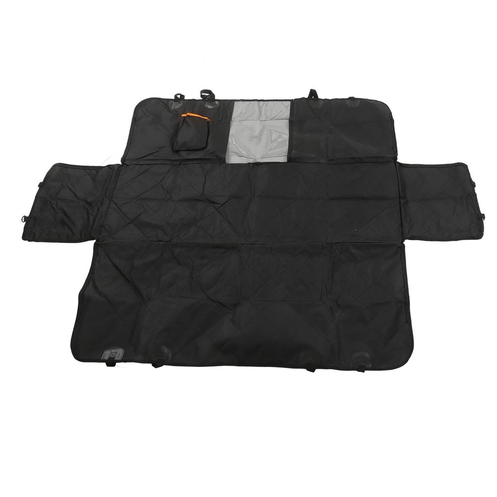 Dog Car Seat Cover Waterproof Oxford Cloth Breathable Comfortable Pet Car Hammock Black