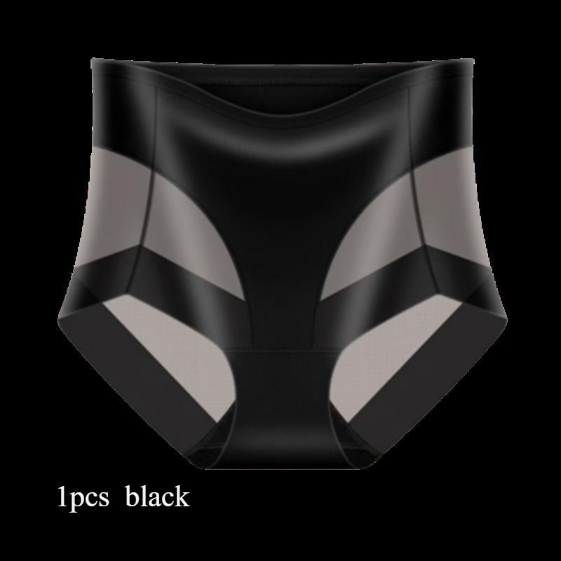 Нижнее белье с высокой талией для живота и бедер для женщин, летние тонкие сексуальные кружевные трусы, сетчатые легкие дышащие популярные треугольные трусики