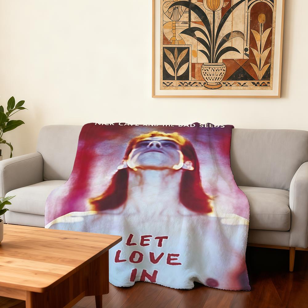 Band N-Nick C-Cave and the Bad S-Seeds Blanket Super Warm Comfortable Plush Throw Blanket Child Home Sofa Bedroom Gift
