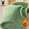 PLAYBOY Men's Thermal Mock Neck Long Sleeve T-Shirt