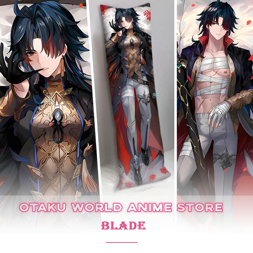 Игра Honkai Star Rail Blade Hugging Body Pillowcase Косплей Реквизит Dakimakura Men Blade Throw Подушка Чехол для подушки Подарки отаку
