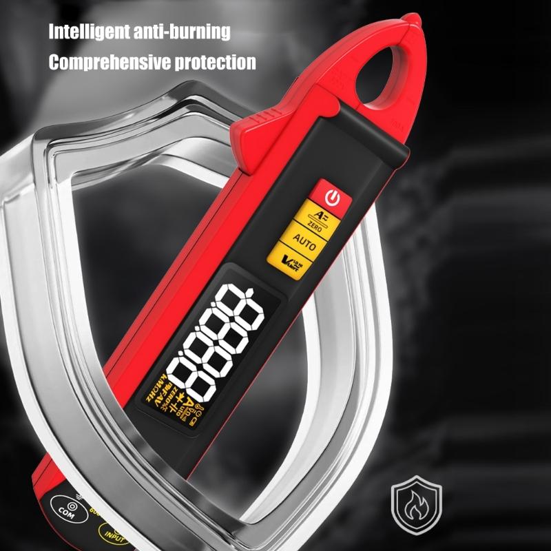 Clamp Meter Digital Multimeter 0-610V 100A Voltages Current Resistance 6000 Counts Current Ammeter Tester