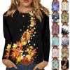 Long Sleeve Shirts For Women Cute Print Graphic Tees Blouses Casual Plus Size Basic Tops Pullover