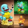 9 см Реплика Покемон Бульбазавр Чармандеp Аниме Фигурка Скептил ГК Ручная Работа Кукла Аниме Периферия Модный Игровой Модель Украшение