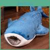 Большая плюшевая игрушка Синий кит Супермягкое чучело животного для детей Мультяшная подушка в виде акулы-кита