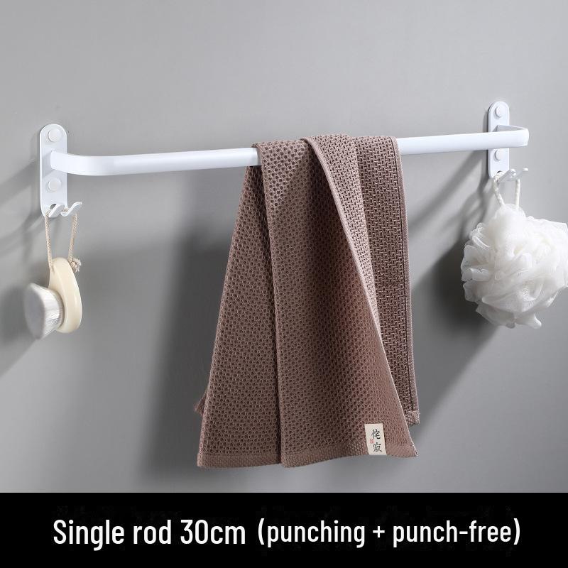 Алюминиевая 3-слойная вешалка и штанга для полотенец для ванной комнаты без сверления