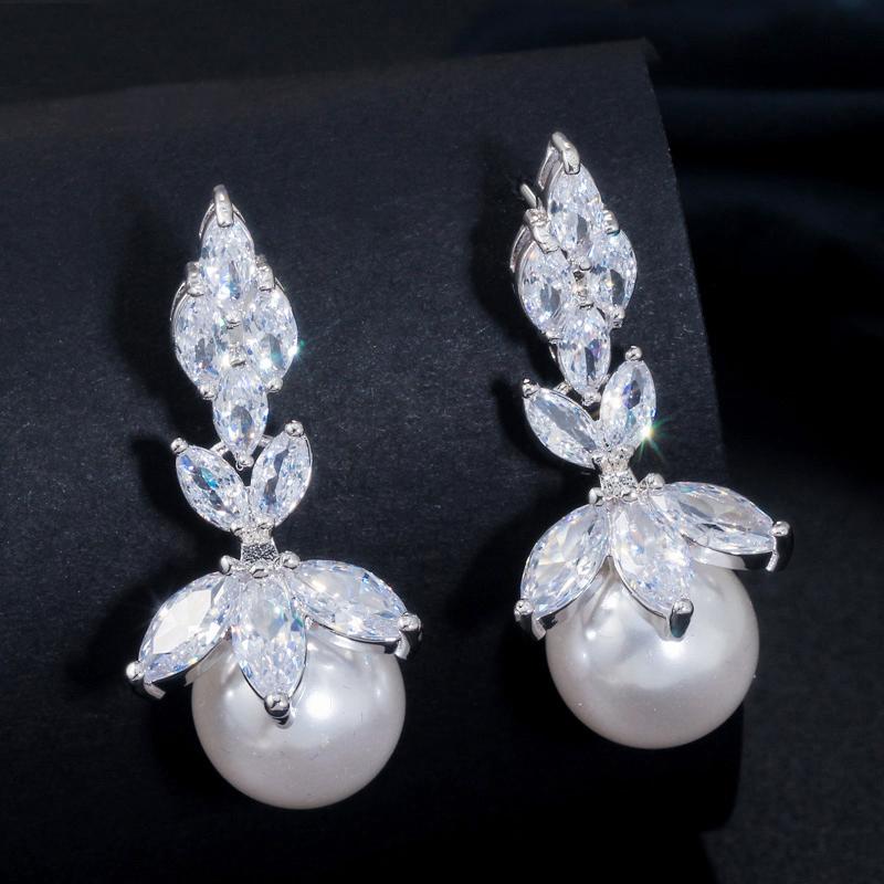 Уникальные длинные серьги WWJ, свадебные украшения для женщин