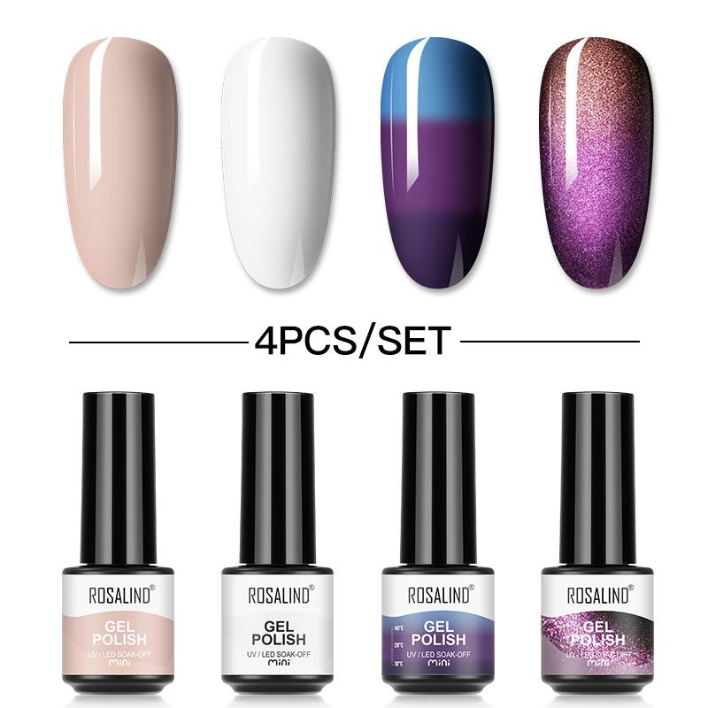4 шт./10 шт./лот, гель-лак для ногтей, яркий блестящий УФ-гель, набор лаков для ногтей, полуперманентный гибридный лак для ногтей, художественный гель