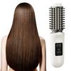 Cordless Hair Curling Iron Brush USB Rechargeable Travel Heated Round Brush 3-in-1
