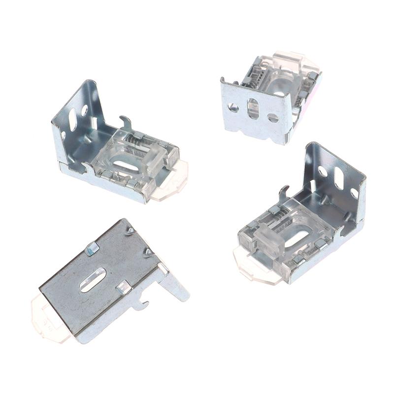 NEW SALE 4Pcs 25MM Ceiling And Wall Brackets For Venetian Blinds Rail Loading Mounting Blinds Accessories