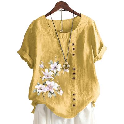 Повседневная и классная женская хлопковая футболка с 11 модными вариантами принтов