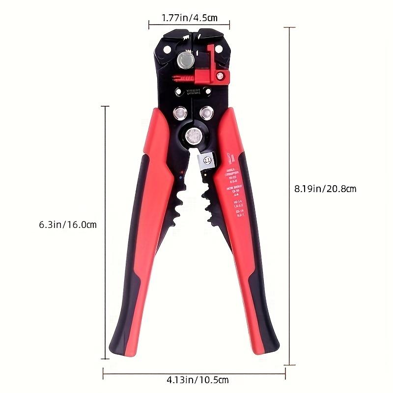 1pc Automatic Wire Stripper: Multifunctional Cable Cutter & Pliers For Electrical Wire Stripping, Cutting & Crimping