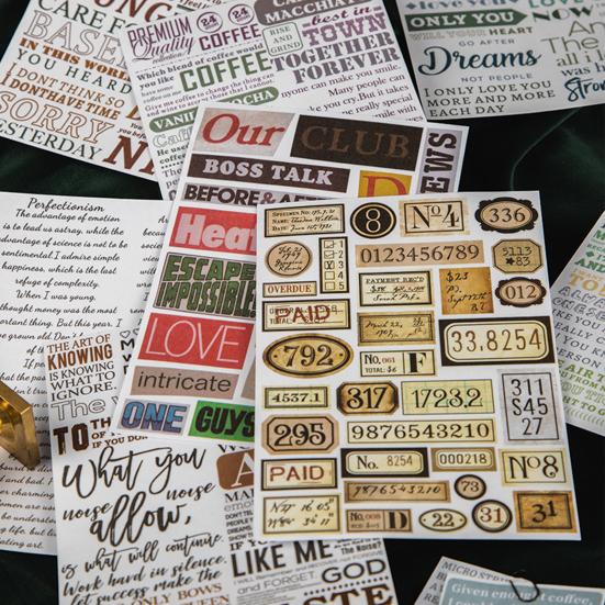 20 шт. винтажная бумага для скрапбукинга, винтажные принадлежности для журналов, ежедневные планировщики для рукоделия, эстетический декор комнаты, декупаж, стационарные художественные коллажи