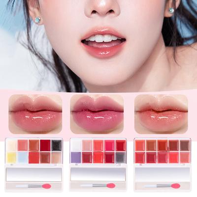 Увлажняющий зеркальный водный блеск DIY для губ Red Lip Honey Lip Glaze Multicolor Lip Freezer