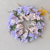 Simulation Peony Wreath 45Cm Pendant Door Decoration Wedding Lintel Flower Photography Props Living Room Wreath Floral Decoration