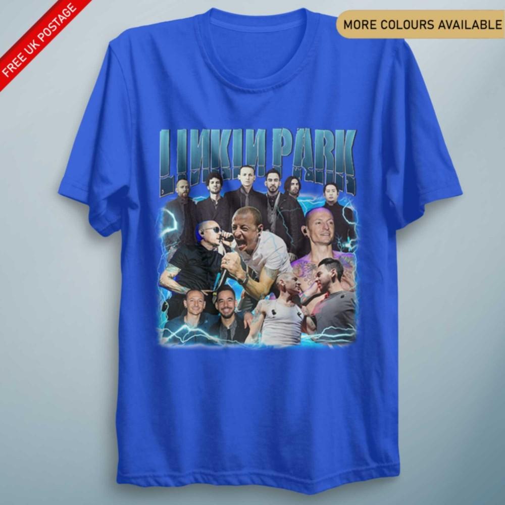 Vintage Lin Kin Par k Tshirt Unisex Top Kids Rock Tee Gift Tee Chester Memorial