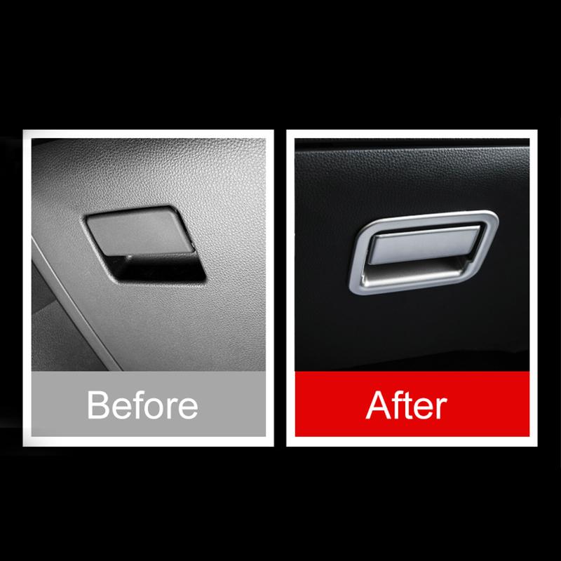 ABS Car Glove Box Co-Pilot Handle Frame Trim Cover Sticker For Toyota RAV4 XA50 2024 2025 Accessories