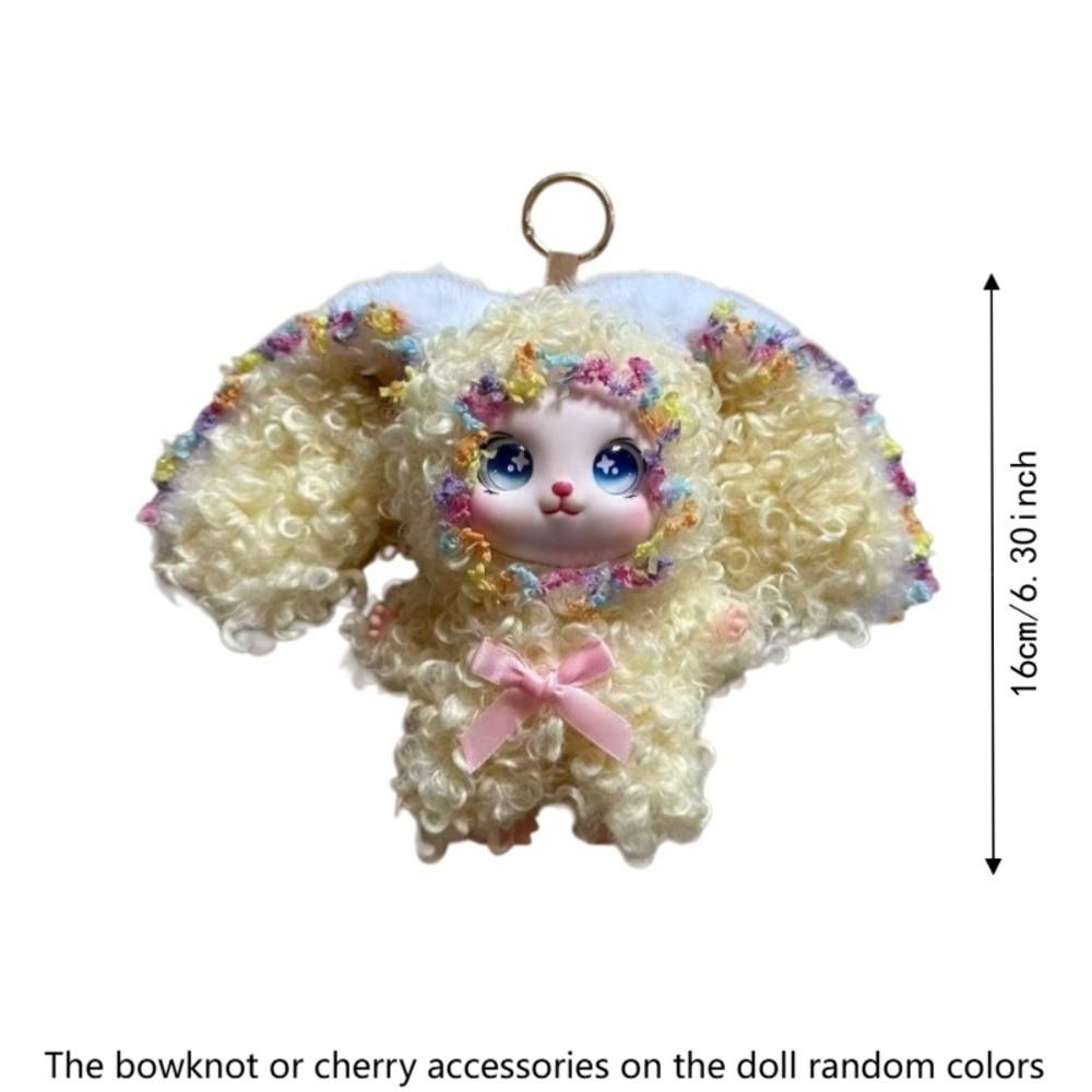 Bag Hanging Rabbit Doll Figures Ornaments Bunny Plush Doll Pendant Car Keyring
