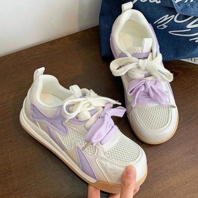 Модная сетчатая универсальная повседневная обувь женская с увеличением роста дышащая обувь для моральной подготовки интернет-знаменитостей летний тренд платформа спортивная обувь