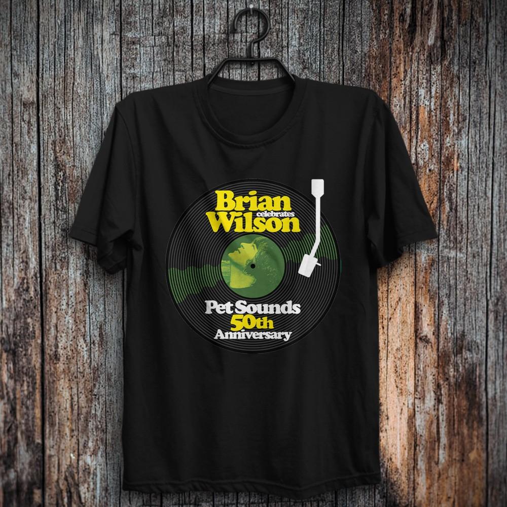 Винтажная футболка Pet Sounds 50th Anniversary World Tour Брайан Уилсон The Beach Boys Унисекс