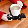 3D-принтер, забавная подставка под стакан, термостойкий нескользящий держатель для стакана, повторно используемый милый кот в виде животного, попка, подставка для стола, мультяшный аксессуар