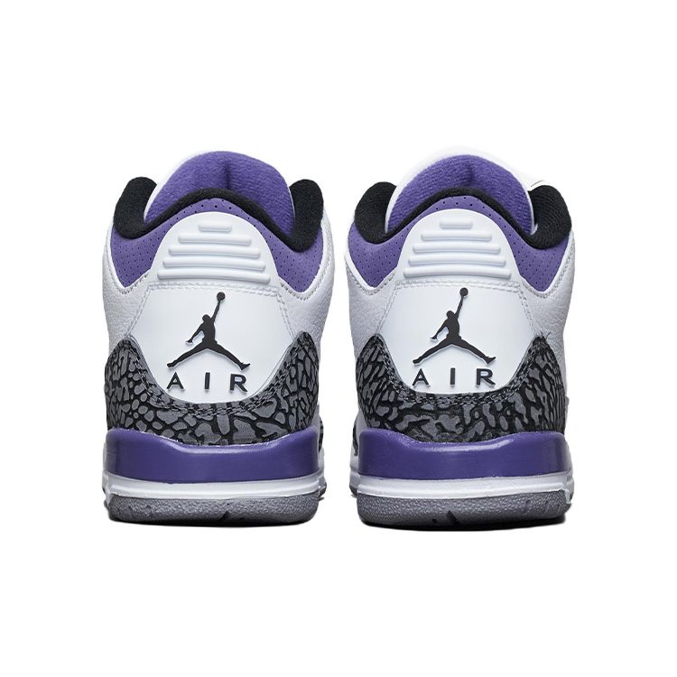 Air Jordan 3 Retro GS Dark Iris White Black Purple DM0967-105