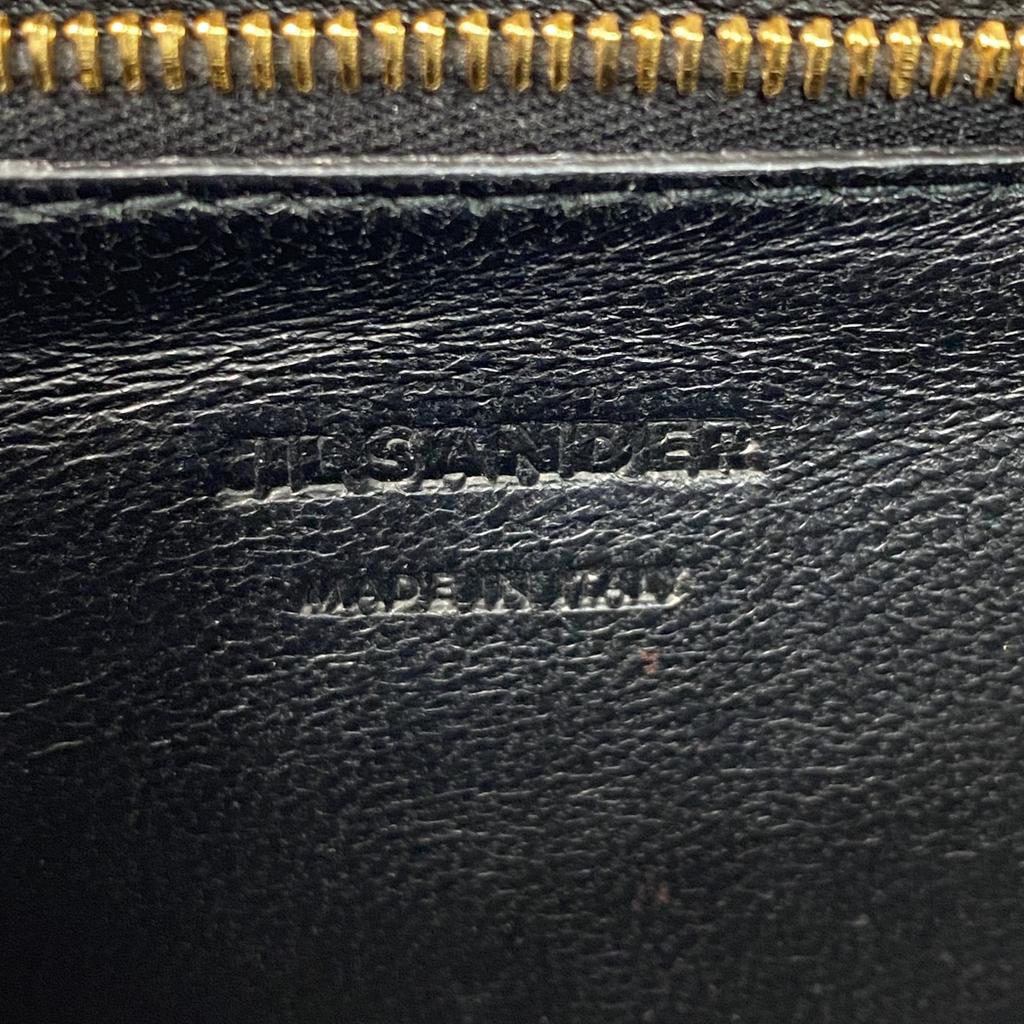 Подержанная JIL SANDERСумка через плечо черная кожа Женская