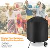 Чехол для газового гриля BBQ, круглый, для гриля Patio Fire Pitch, водонепроницаемый, защита от непогоды