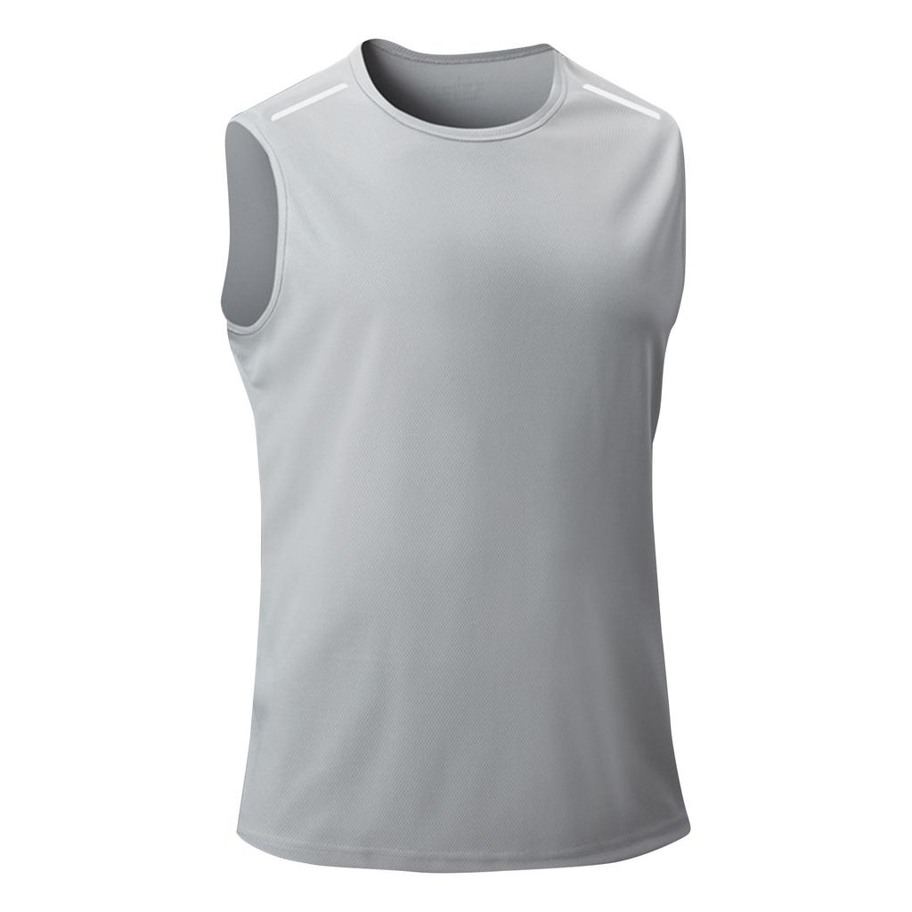 Men's Summer Sports Vest Sleeveless Loose T-shirt Thin Quick-drying Fitness Vest