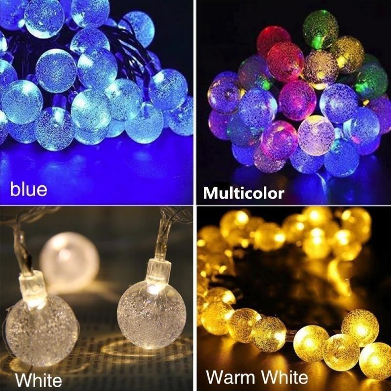 Солнечная гирлянда, глобус, уличный светодиодный светильник на солнечной энергии, водонепроницаемая солнечная пейзажная лампа, освещение для сада, патио, газона, двора, декор