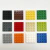 Нетоксичные 200 шт. Тонкие строительные блоки Moc 3031 Пластины 4x4 Точки Образовательные Классические Креативные Размер Совместимый с 3031 Игрушки Для Детей