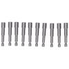 Набор из 10 шестигранных головок с сильными магнитными насадками для электрической отвертки 7 мм