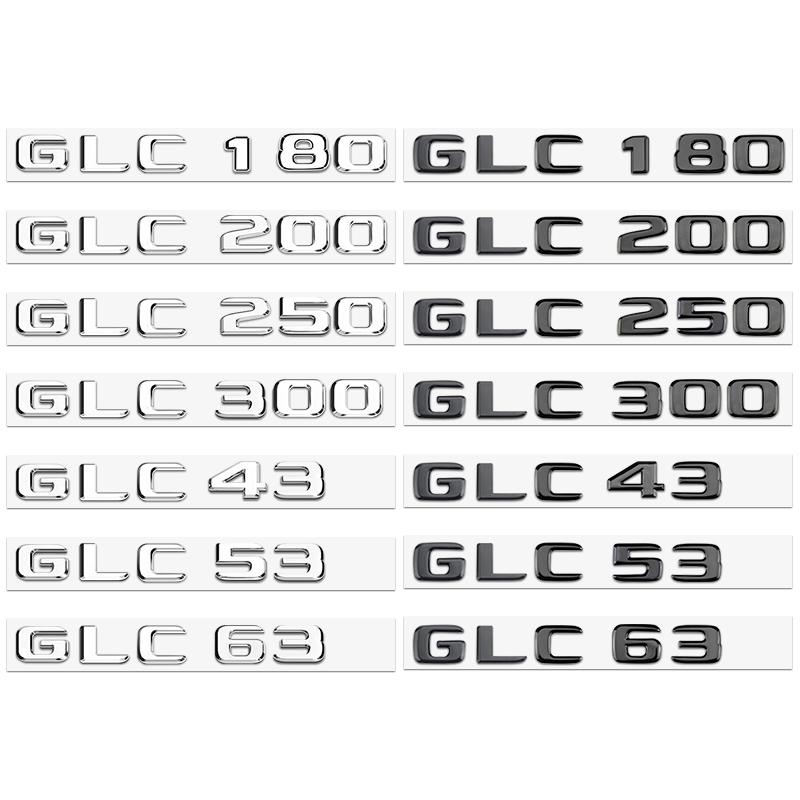 Автомобильный ABS багажник с буквами логотипа, эмблемы, наклейки, наклейки для 4Matic GLC250 GLE350 GLS400 GLC43 GLE53 GLS63 V12