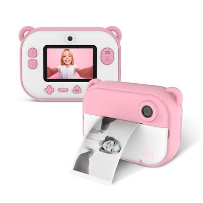 MyFirst Camera Insta 2 12МП двойная линза съемка по таймеру печать [Бесчернильная, печать на месте] 10-секундный сверхлегкий (розовый)