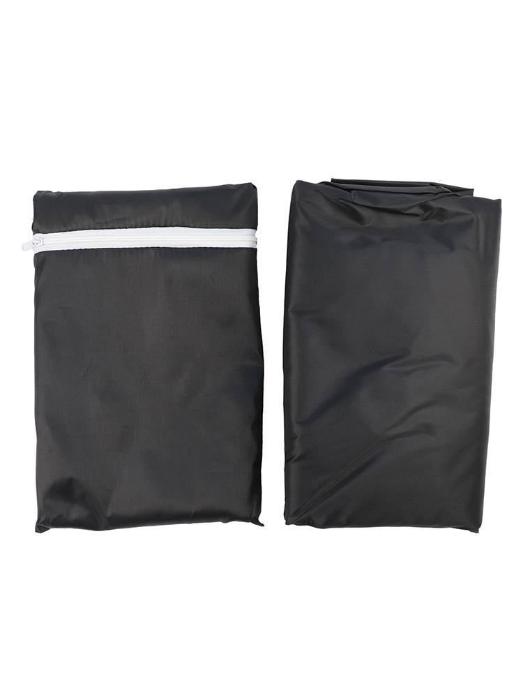 Heavy Duty 210D Oxford Fabric Firewood Log Hoop Cover with Zipper for 40 Inch Wood Storage Holder Windproof Adjustable Buckles