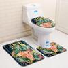 Personalized Painted Bathroom Toilet Three-Piece Floor Mat Doormat Bathroom Carpet Is Now