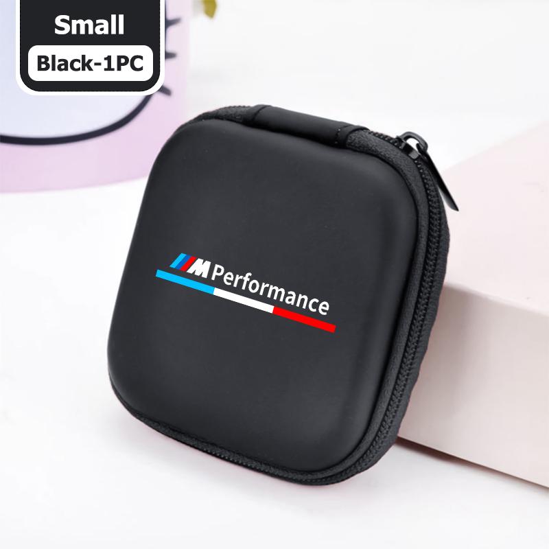 XZFG7 Car Organizer EVA Storage Earphone Cable Case Bluetooth Bag For BMW Performance Alpina iX7 X1 X2 M3 M6 X3 X4 X5 X6 E62
