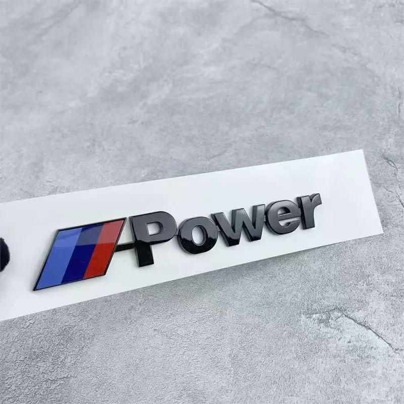 BMW M Power High-Performance Badge Kit: For 3, 5, 7 Series & X1, X3, X5, X6.