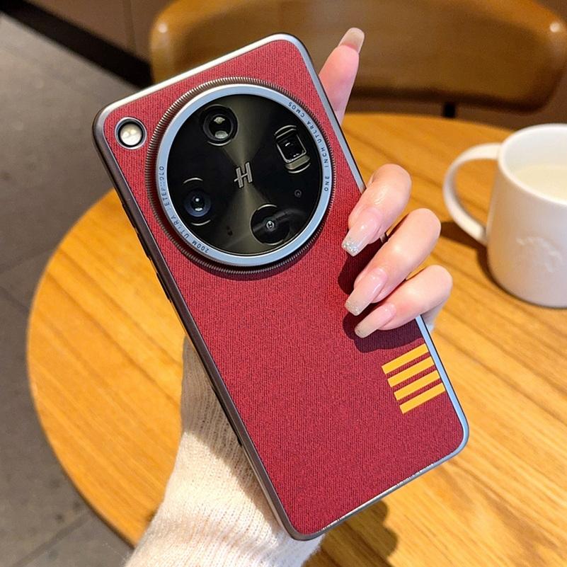 Винтажный чехол из кожи с серыми краями для линз, приподнятый защитный чехол для линз для OPPO Find X8 Ultra X8s Plus X8 Pro, защитная крышка