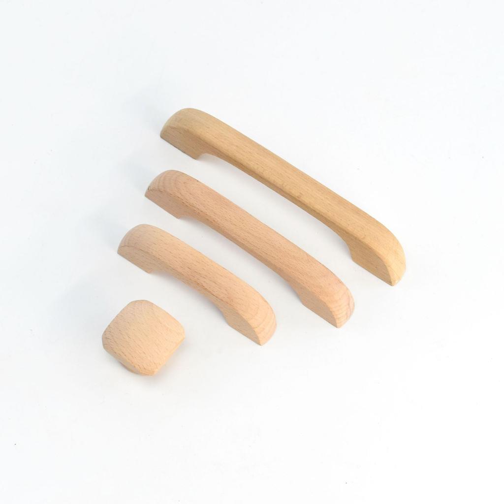 Ручка для кухонного шкафа, ящик, мебель из цельного дерева, деревянные дверные ручки, ручки для ящиков, ручки для шкафов для мебели