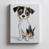Śliczny Jack Russell Terrier - Plakat Dla Dzieci Śliczny Jack Russell Terrier - Plakat Dla Dzieci, 50X70 Cm, Bez Ramy, Papier Matowy 230 Gsm