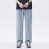 Jeans Men's American Workwear Retro Loose Straight Wide-leg Casual Trousers