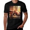 Elephant Portrait Resting Elephant Tshirt Large Size Basic Casual Tshirt