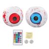 2PCS Terror Inflatable Decoration with 12 Color Adjustable LED Inflatable Eyeball Lamp For