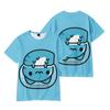 Fashion Bugcat Capoo Cartoon T Shirts for Women Men Summer Clothing Fitness O Neck Man T-shirt Oversized Men T-shirts Tops
