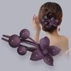 Large Flower Hair Clip: Trendy Celebrity-Inspired Bun Clip for Women